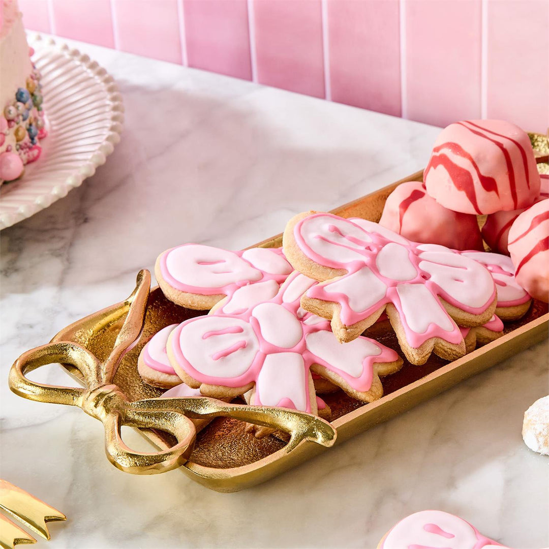 Gold Bow Serving Tray