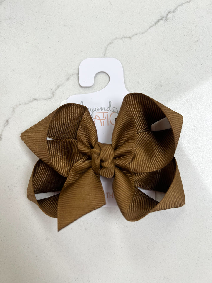 Medium Traditional Alligator Clip Bow
