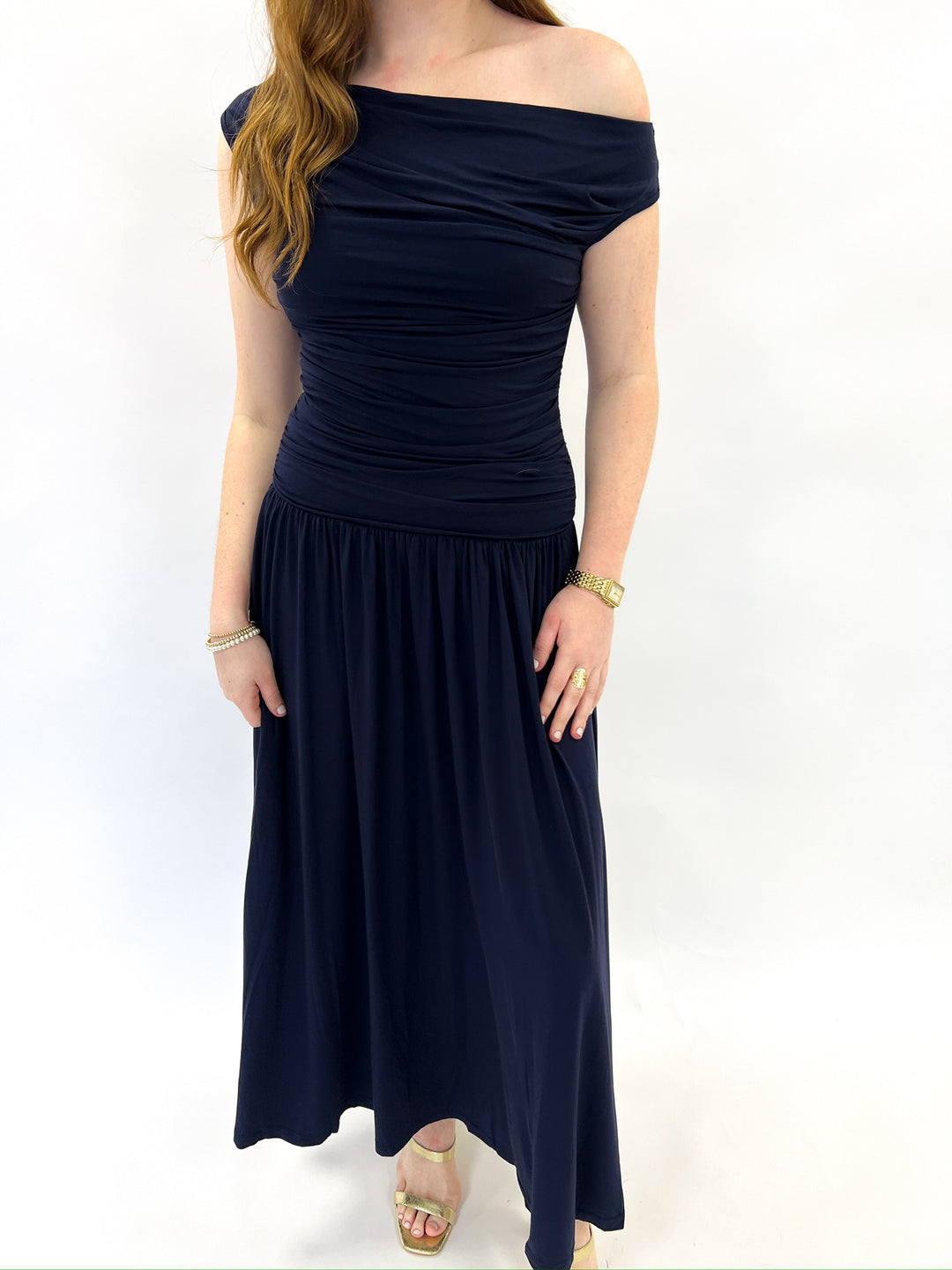 Larson Drop Waist Maxi Dress