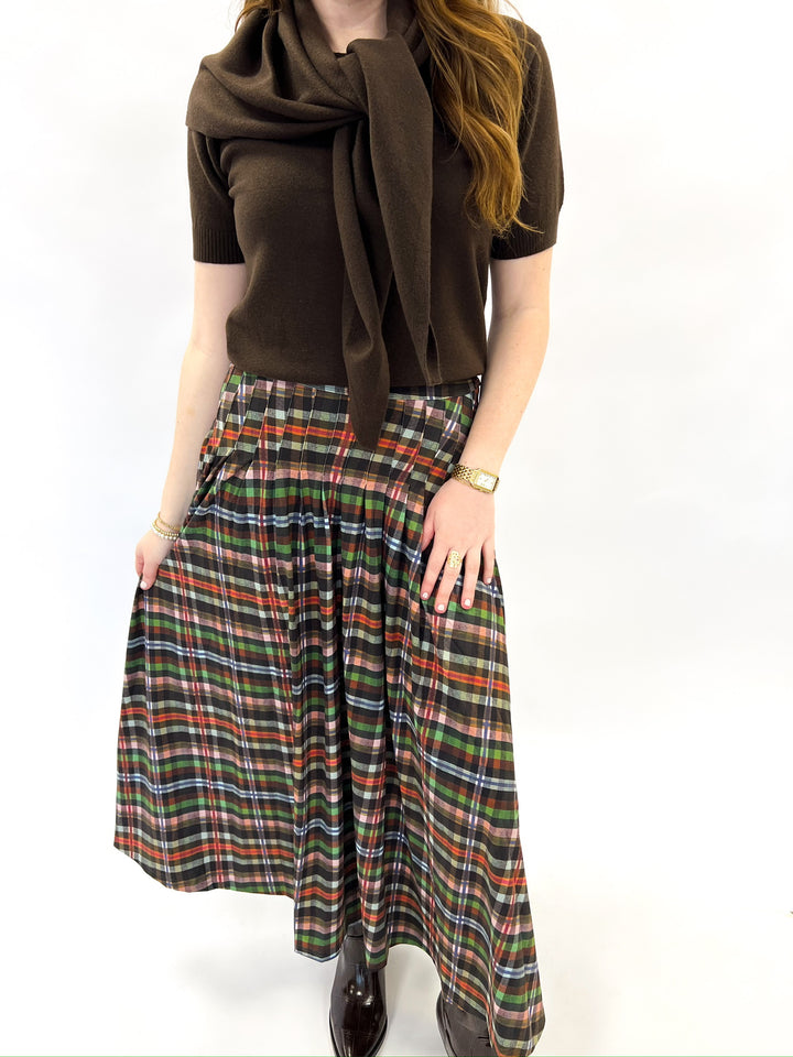 Stockholm Plaid Skirt