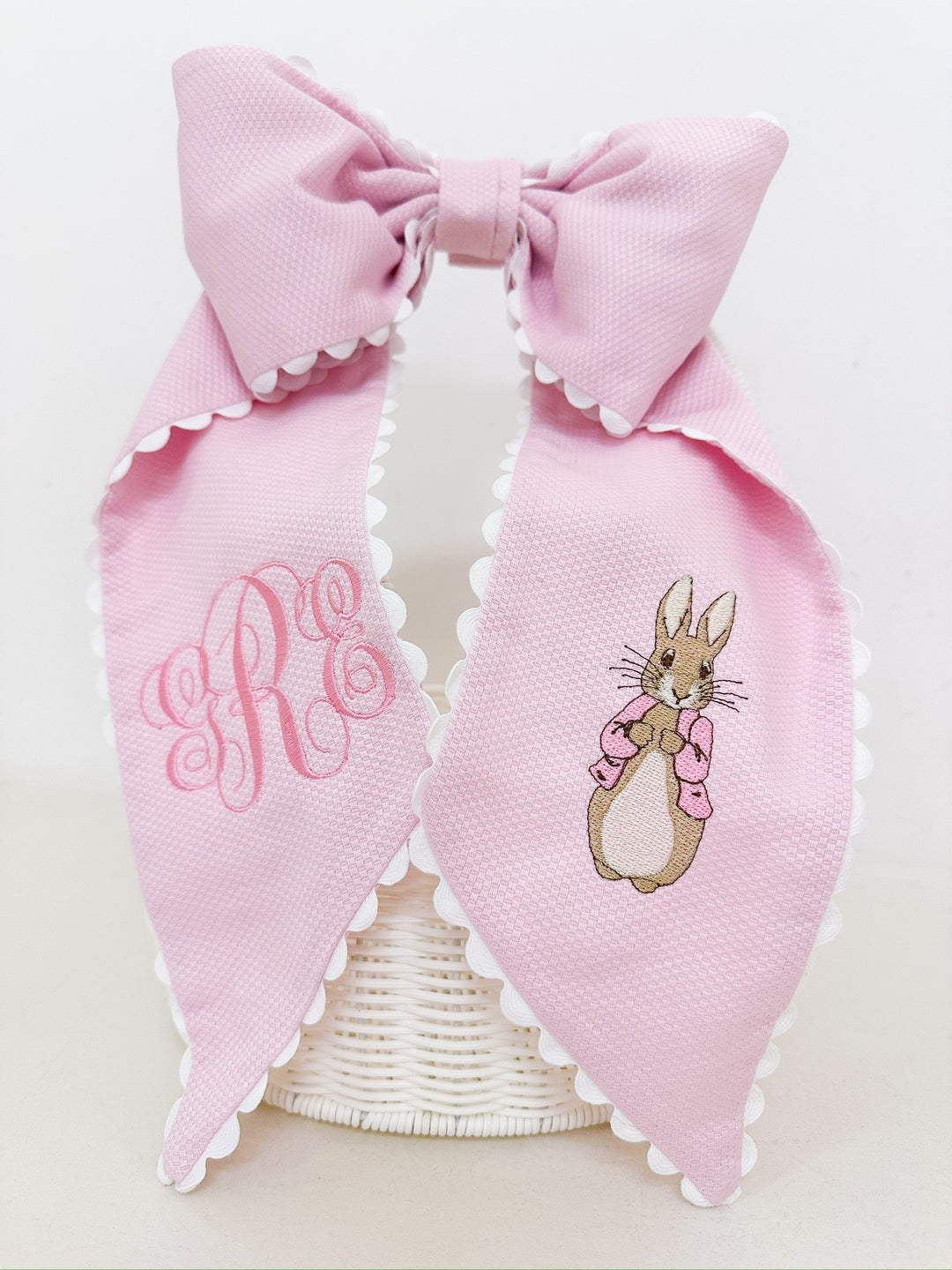 Peter Rabbit Embroidered Bow Sash