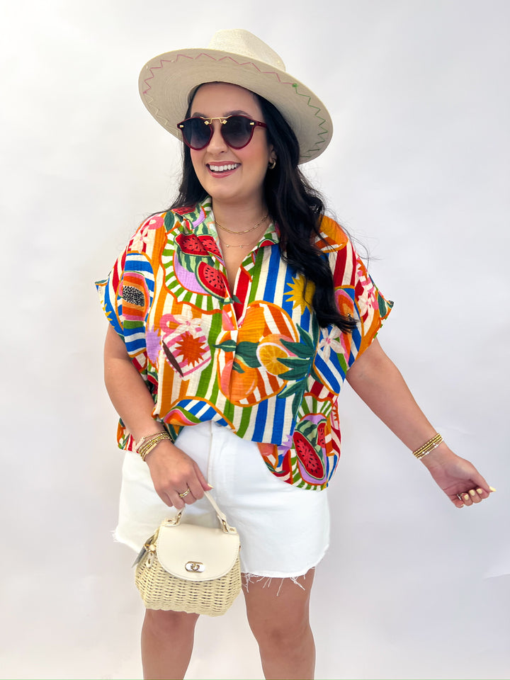 Tropical Island Collard Top