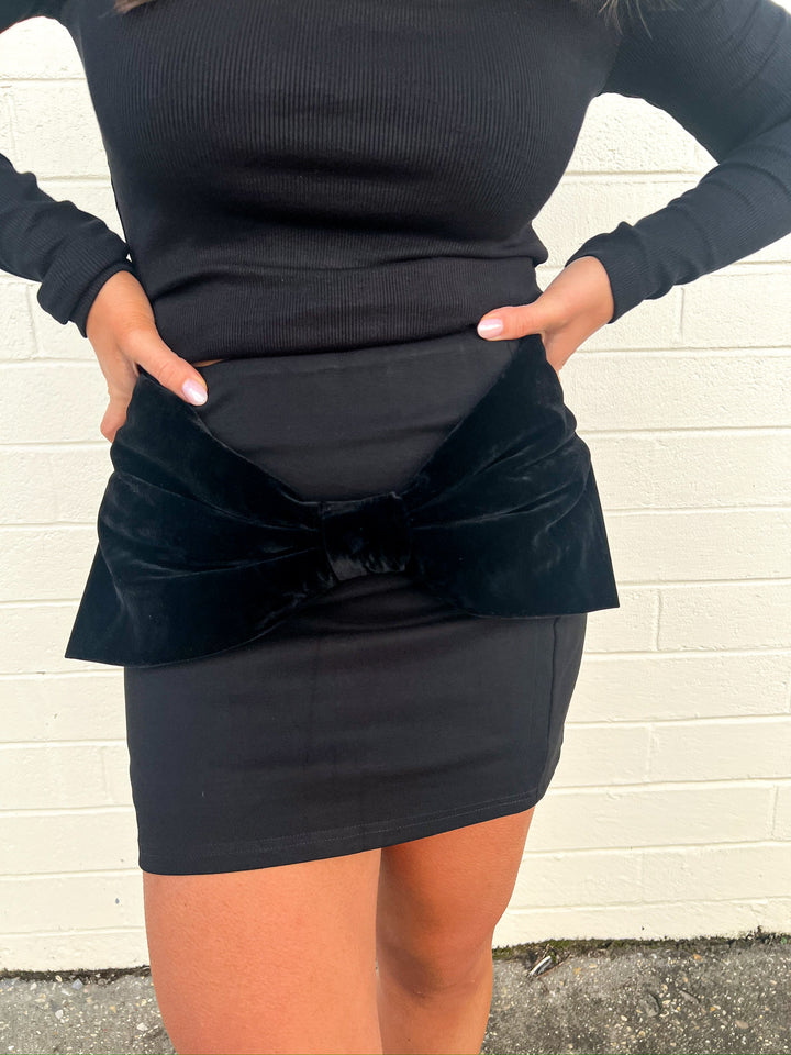 Black Ponte Paris Skort