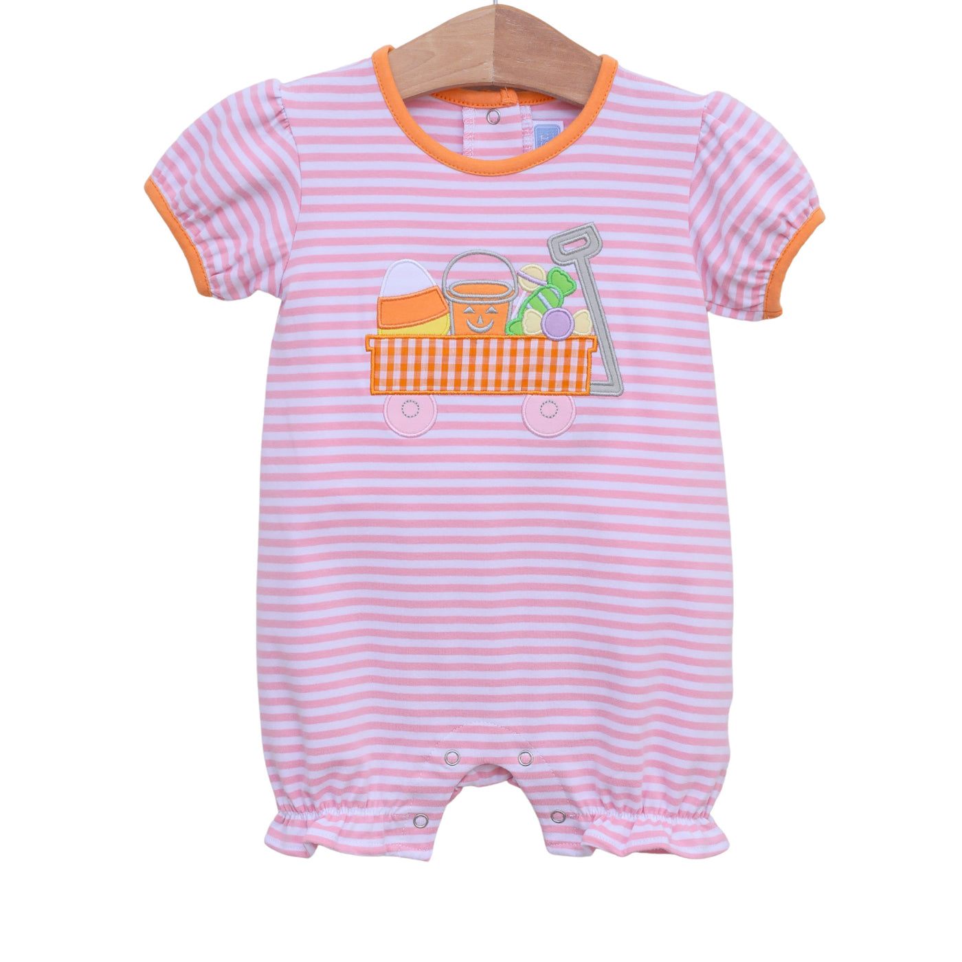 Halloween Wagon Girl Romper