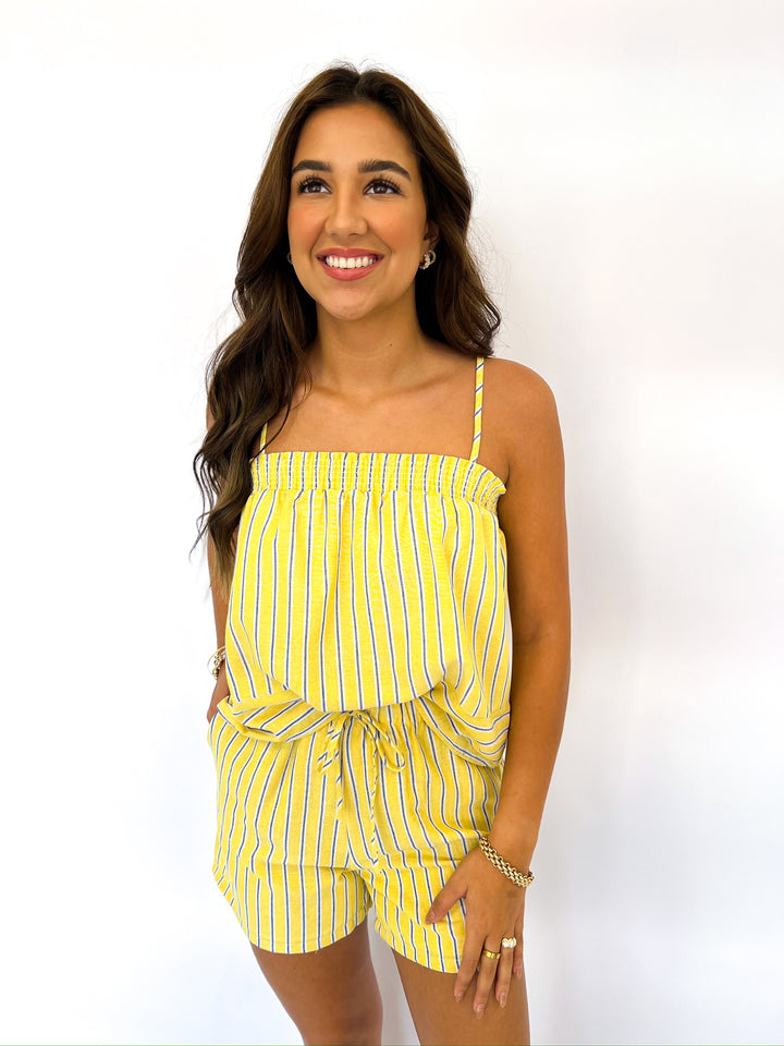 Yellow Multi Stripe Paradise Found Set