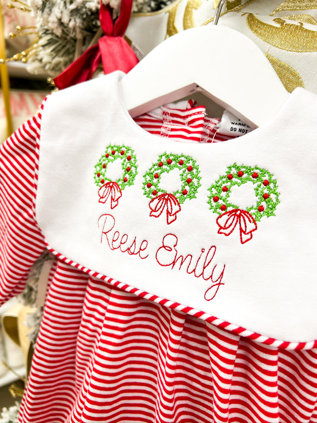 Jane Red Stripe Bubble