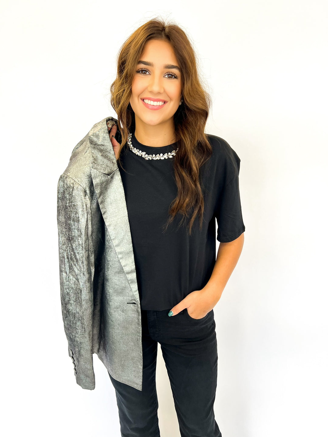 Silver Lighter Blazer