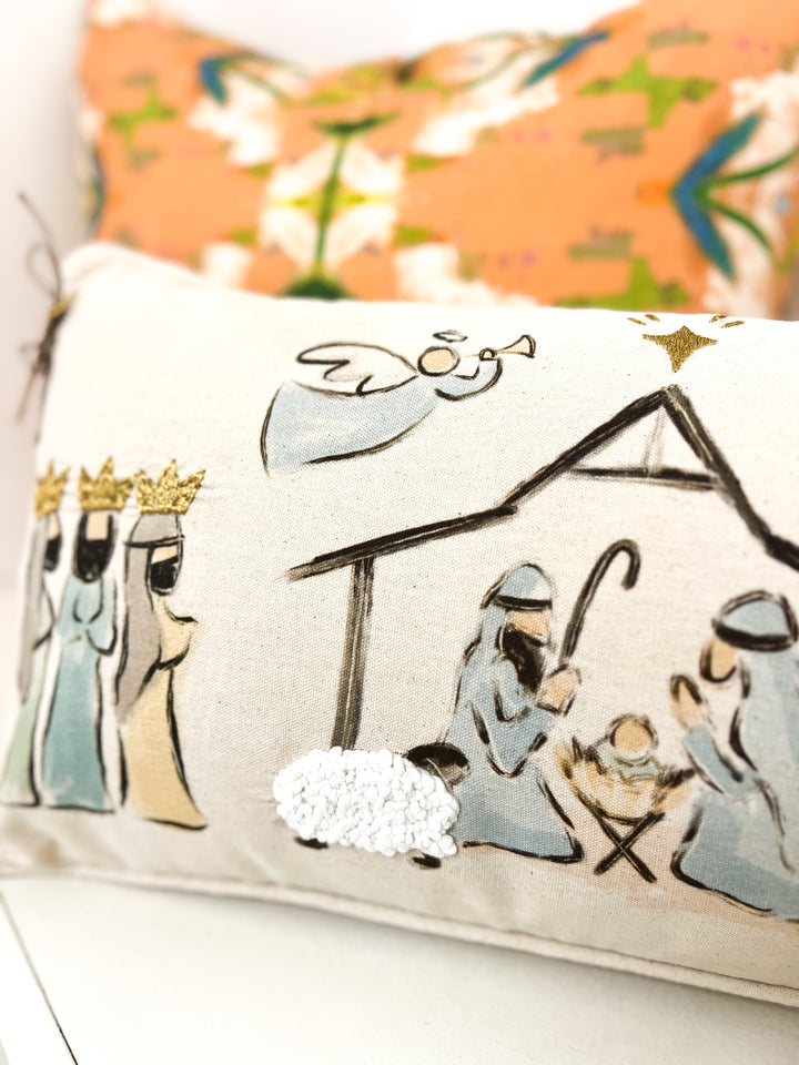 Nativity Pillow