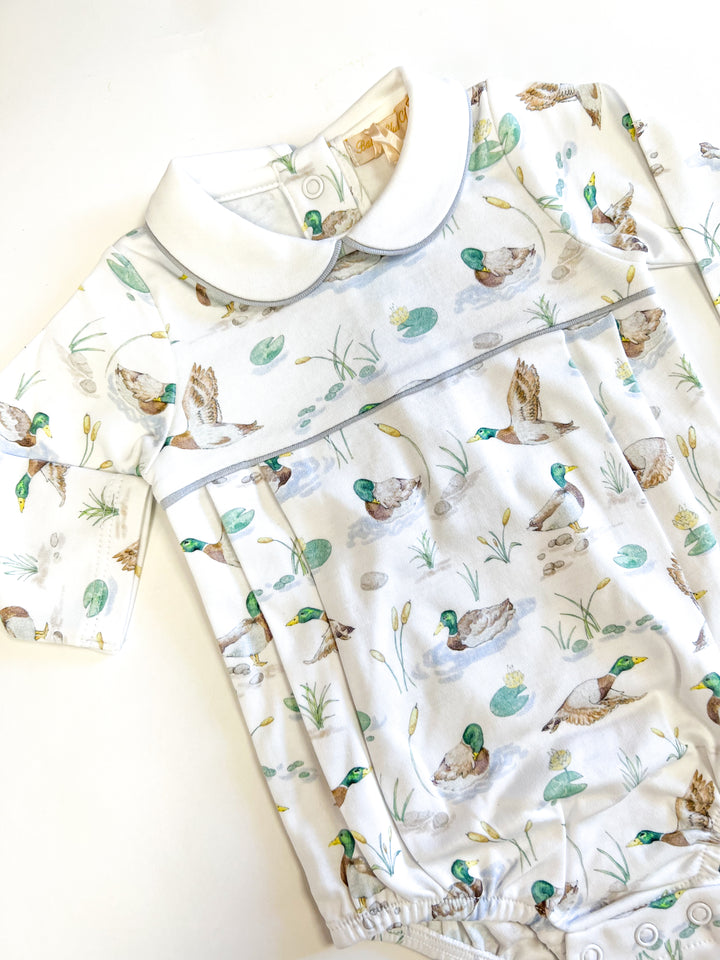 Mallard Ducks Printed Bubble w/ Round Collar