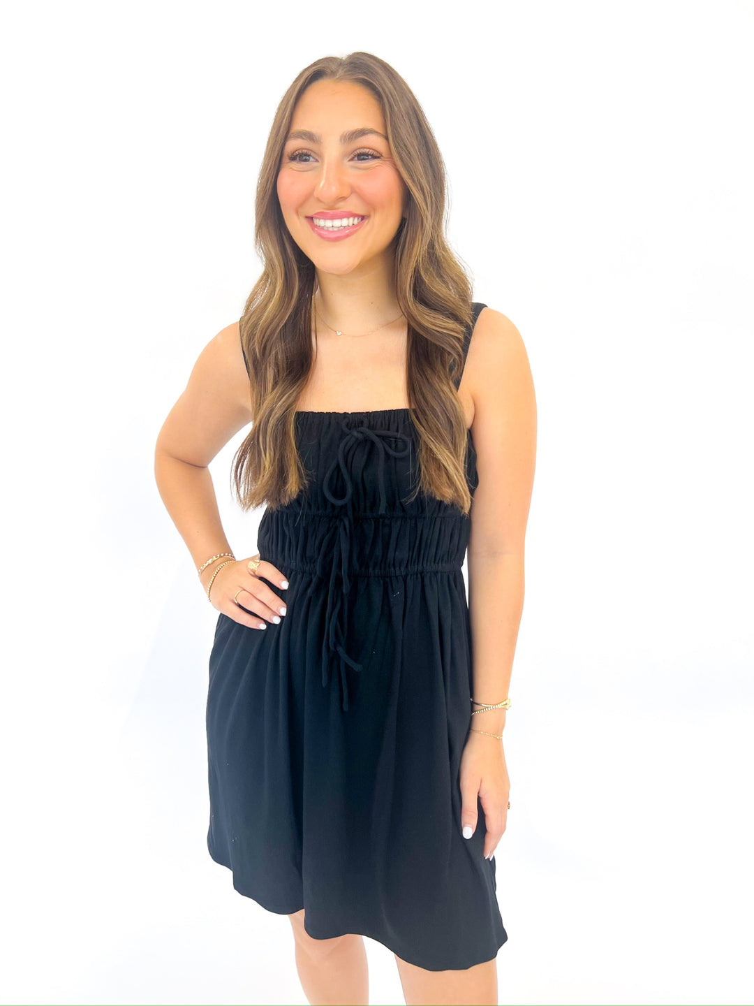 On My Mind Tie Knit Mini Dress