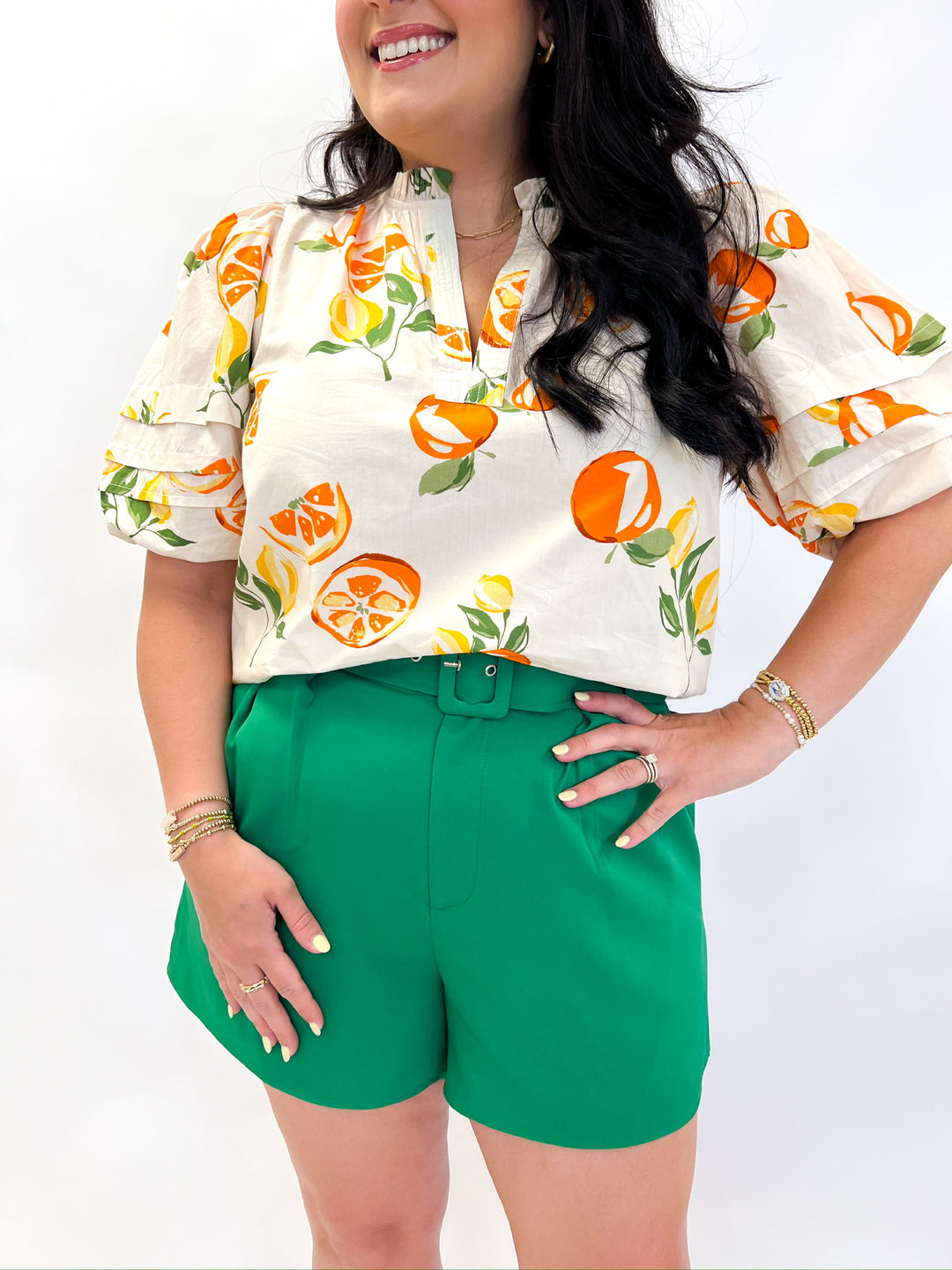 Orange Crush Alix Blouse