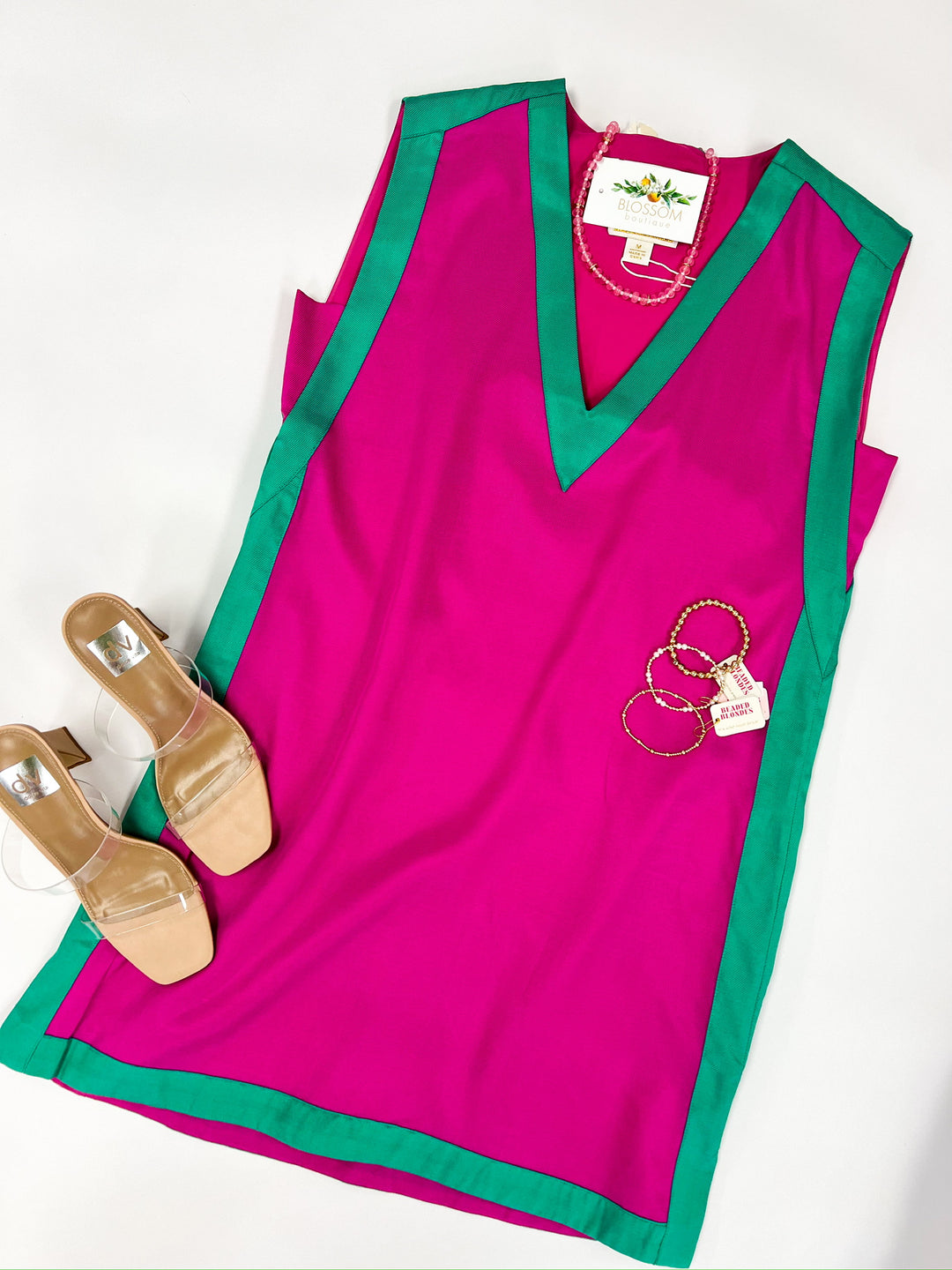 Bangle Colorblock Emily Shift Dress