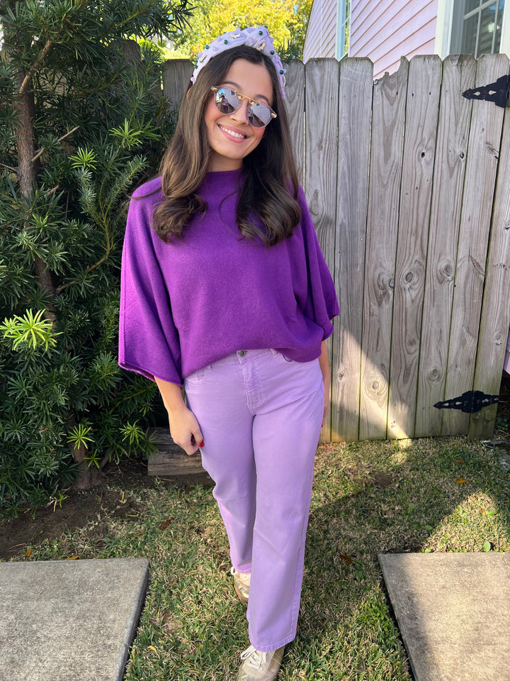 Deep Purple Sally Sweater