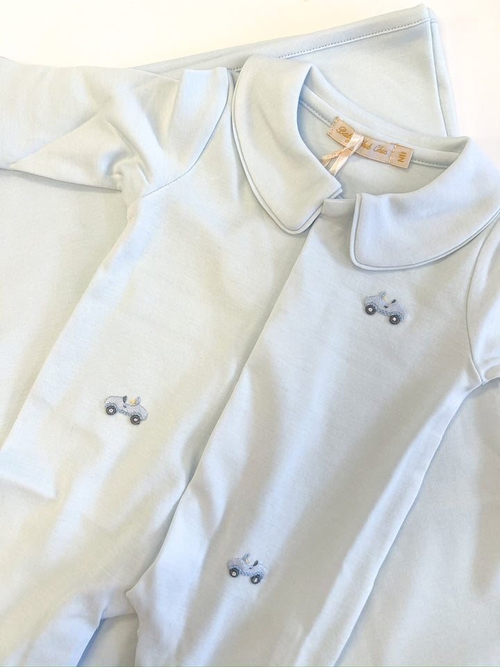 Car Embroidered Gown