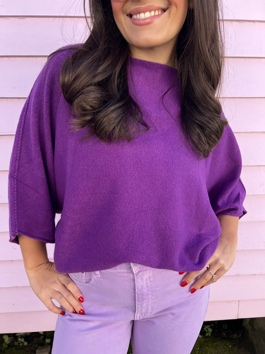 Deep Purple Sally Sweater