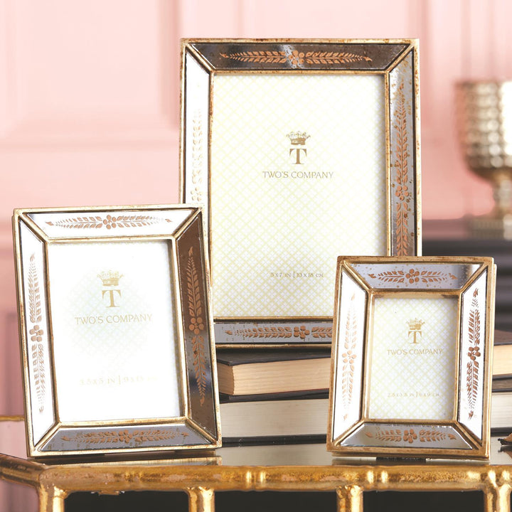 Gold Leaf Photo Frame