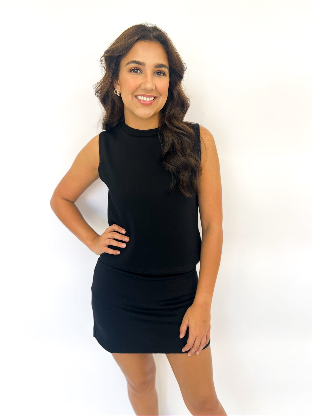 Modal Round Neck Sleeveless Top