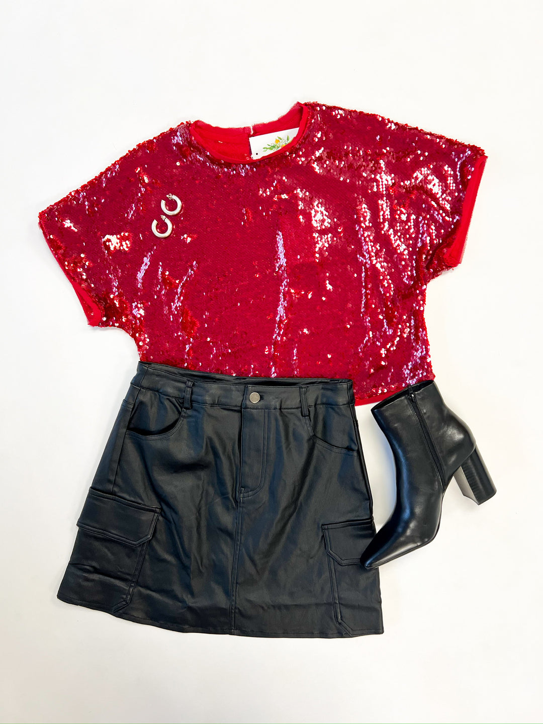 Cherry Deere Sequined Top