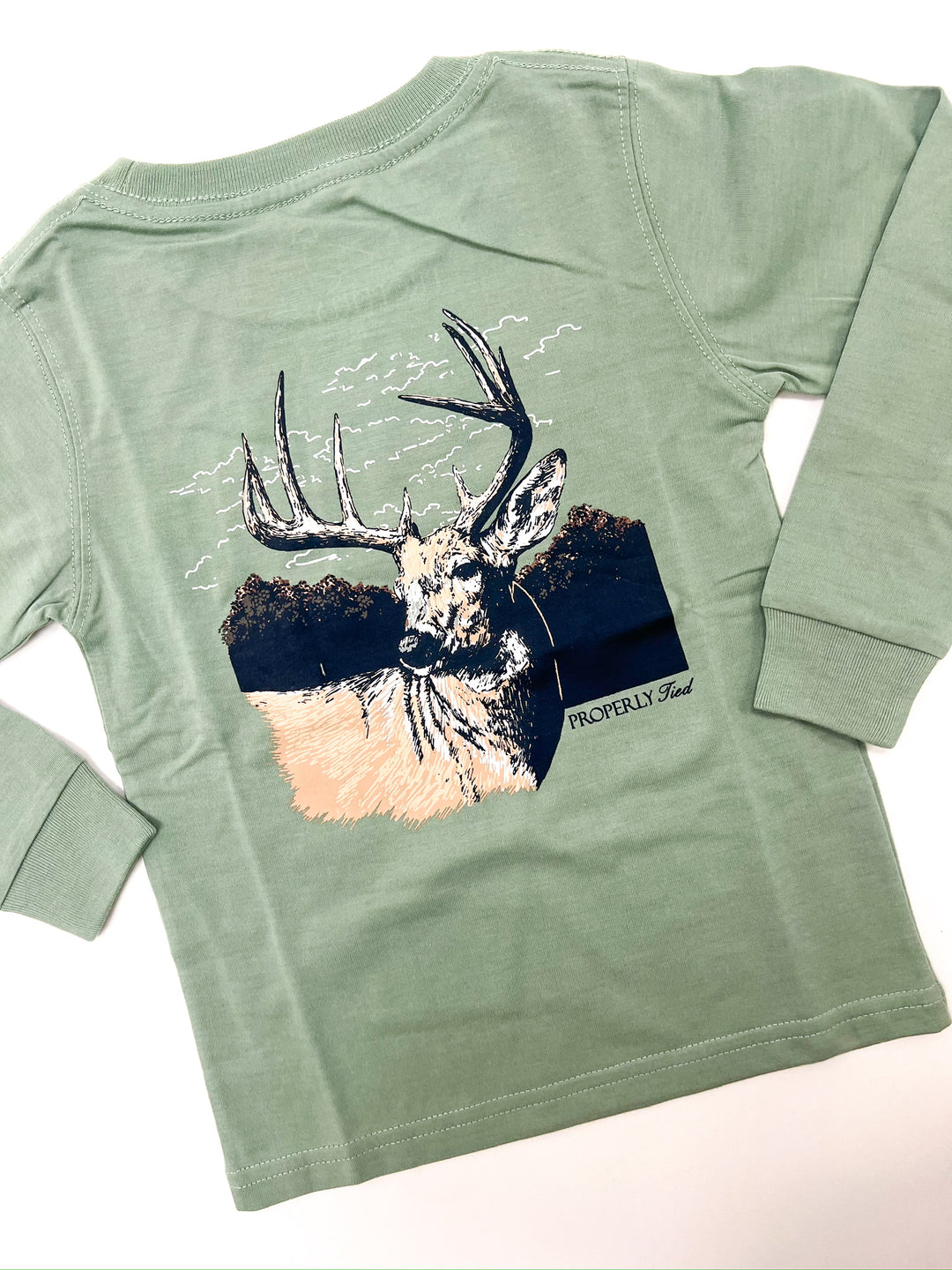 Sage Boys Buck Long Sleeve Shirt