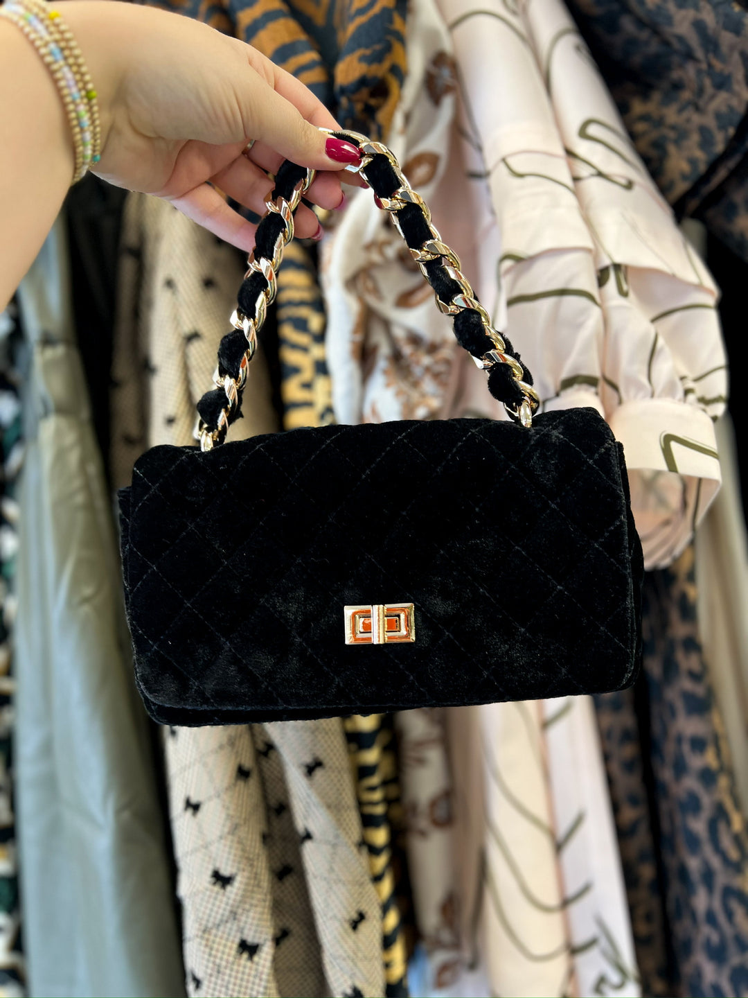 Black Evelyn Shoulder Bag