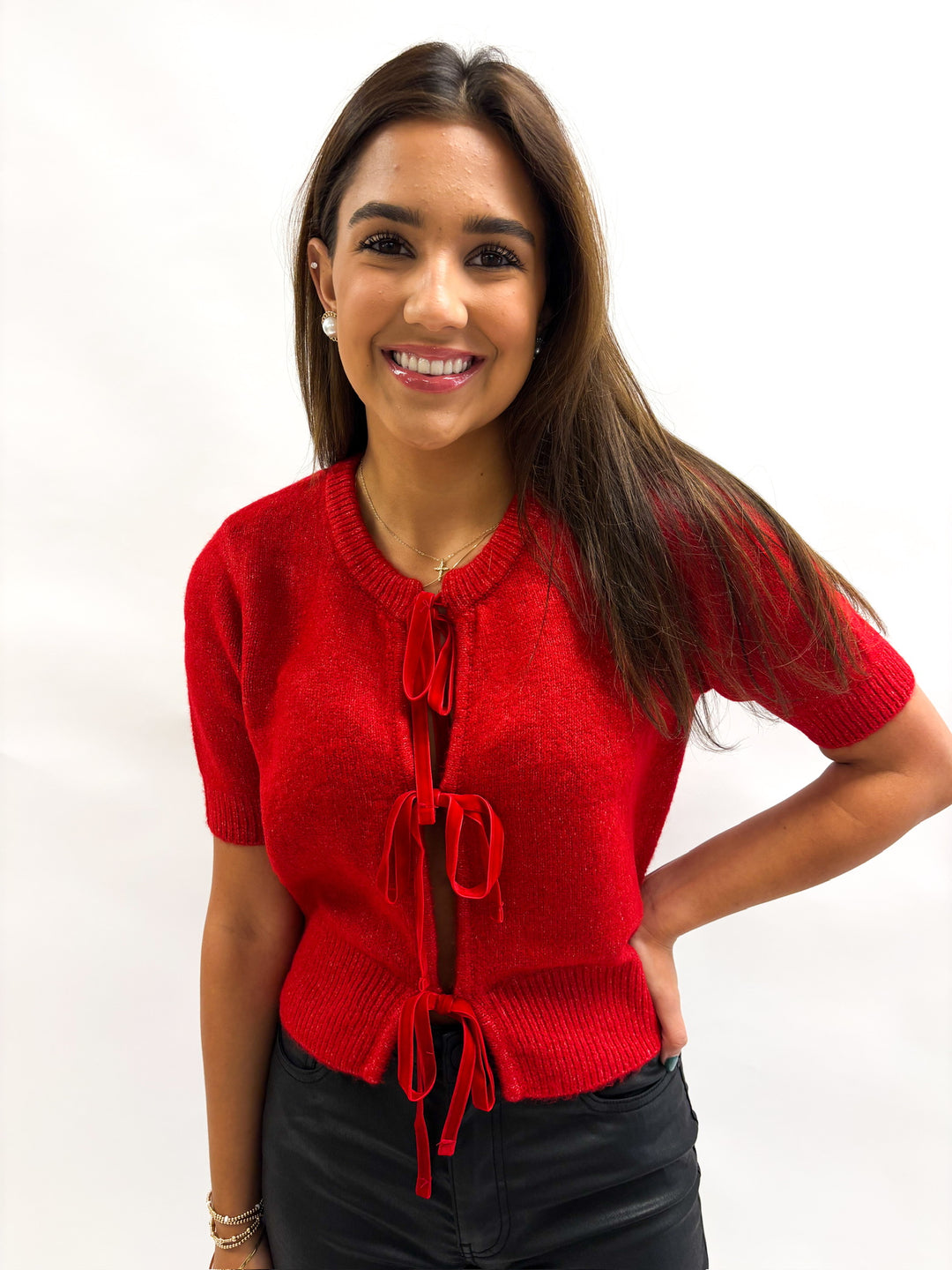 Dark Red Sereia Cardigan