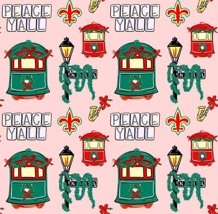 Peace Yall Wrapping Paper