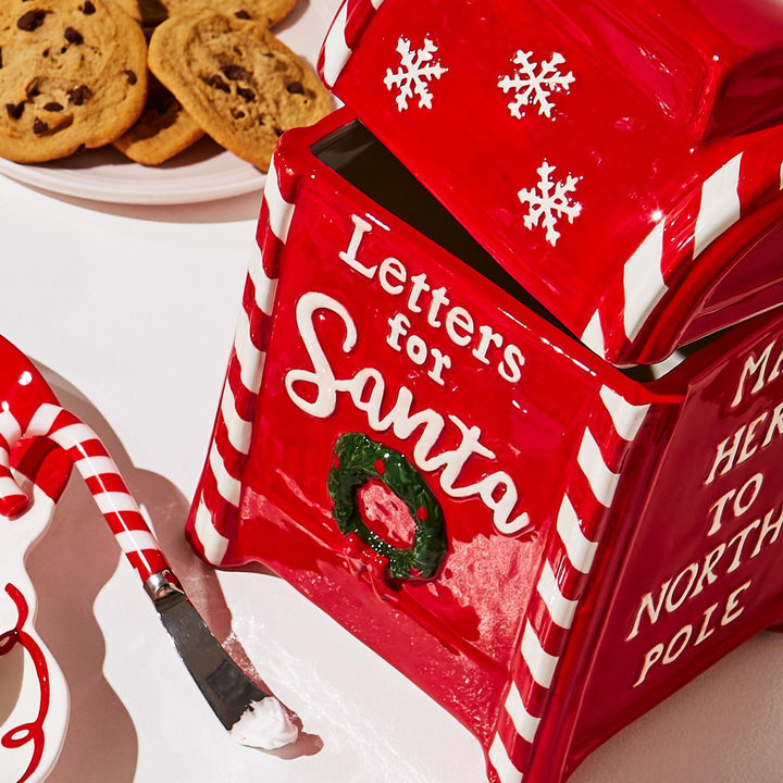 Letter to Santa Mailbox Cookie Jar