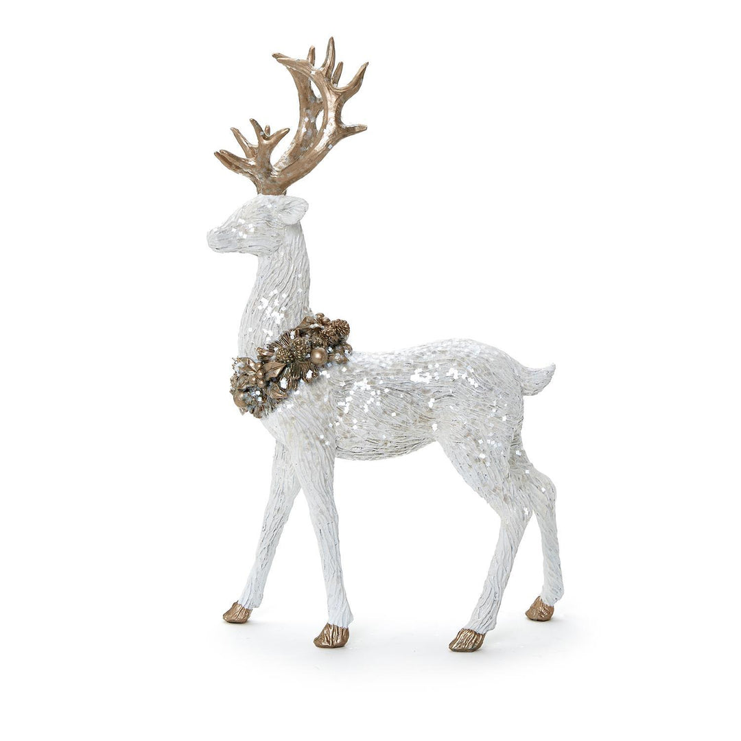 White Glitter Deer