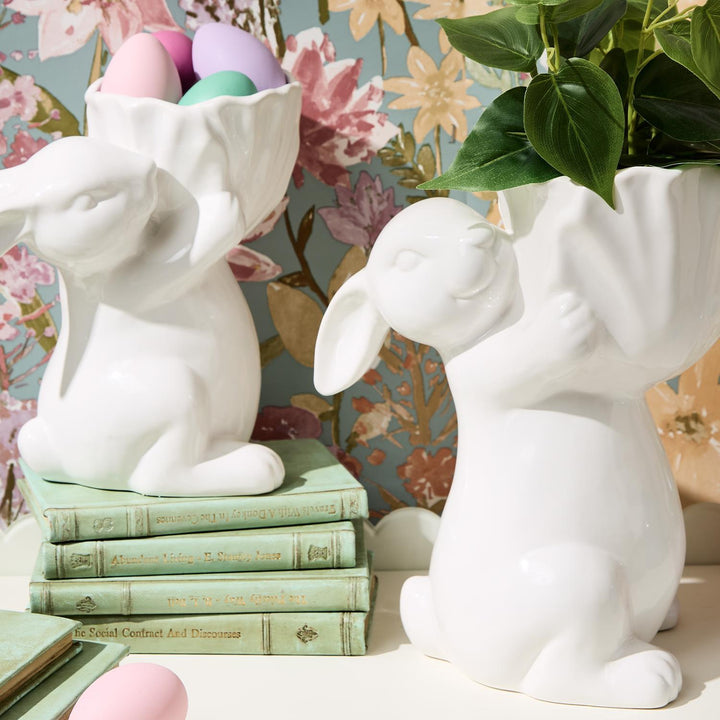 Easter Bunny Cachepot Planter