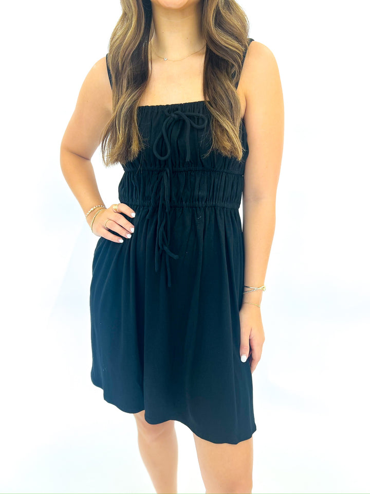 On My Mind Tie Knit Mini Dress