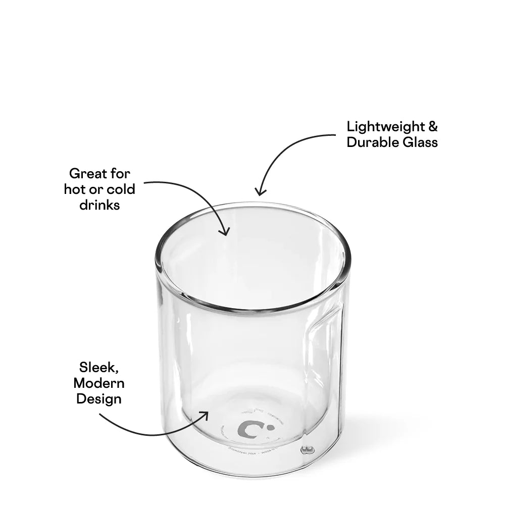 Prism Glass 12oz Rocks Double Pack
