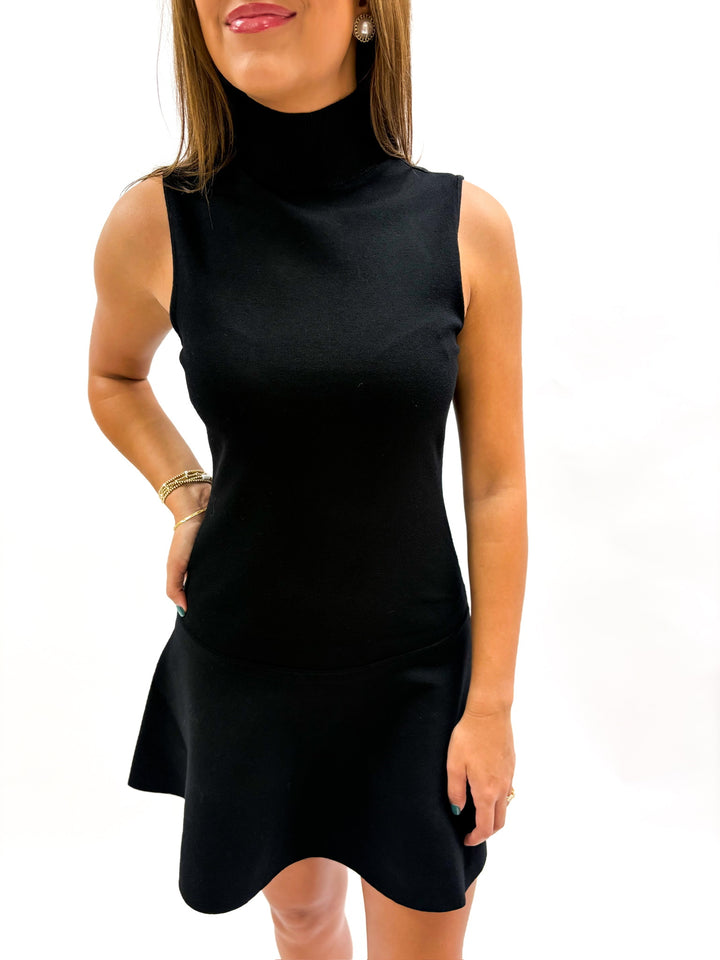 Black Breslin Sweater Dress