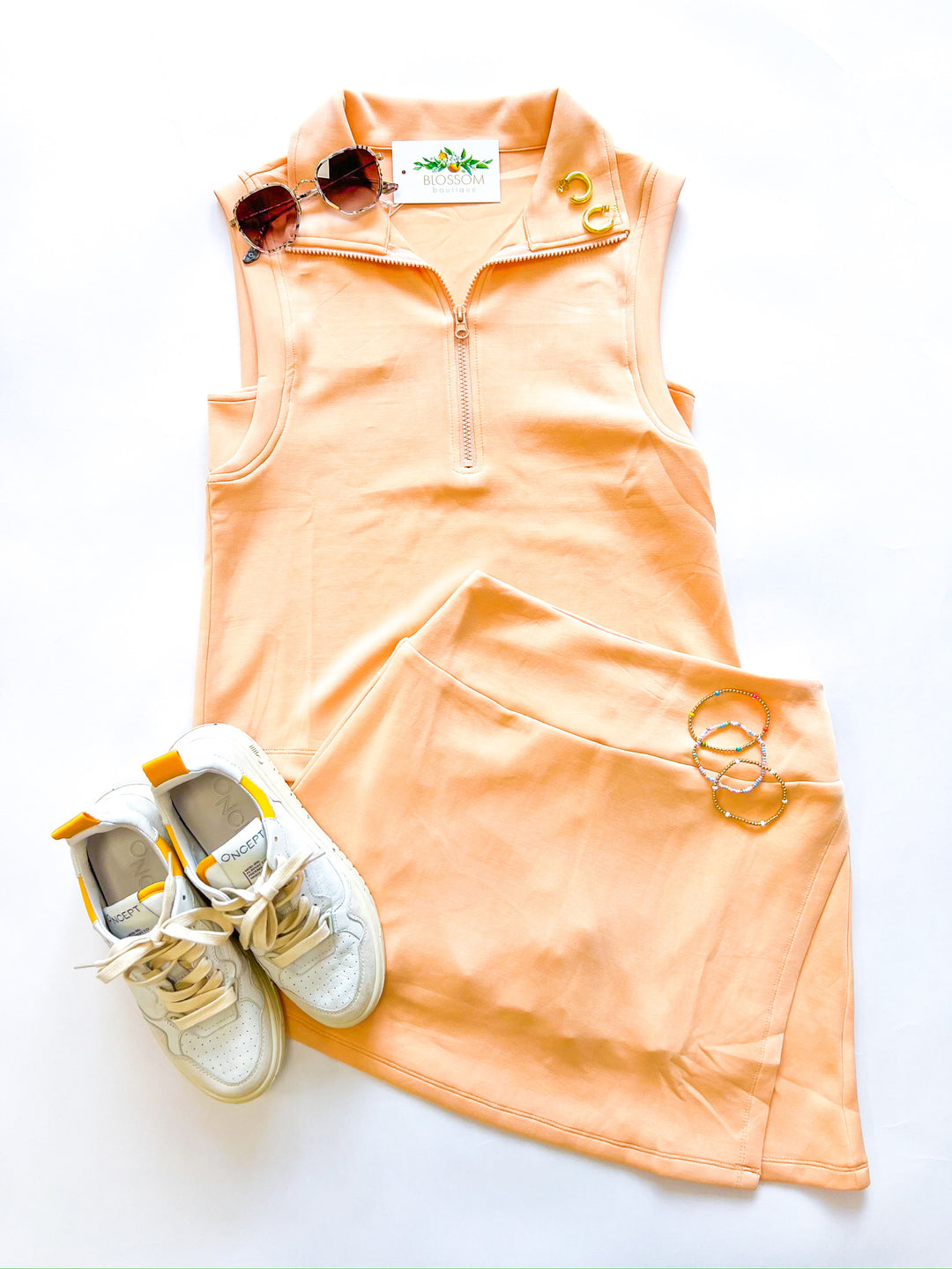 Peach Puff Modal Skirt