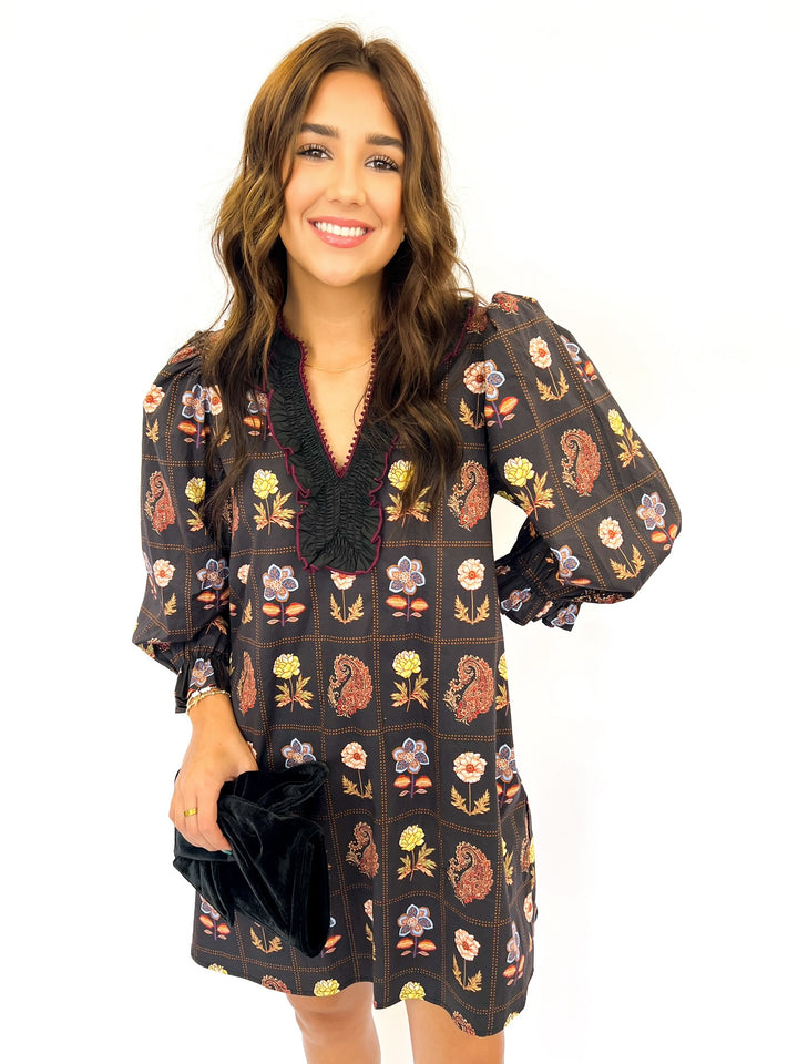 Black Lucille Mix Dress