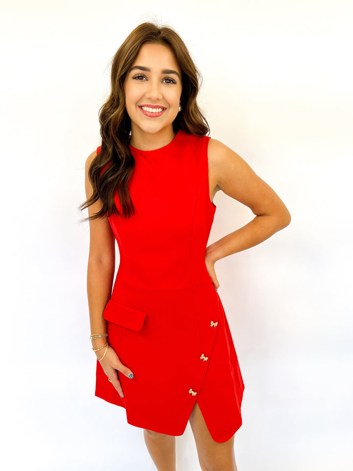 Red Polly Mini Dress