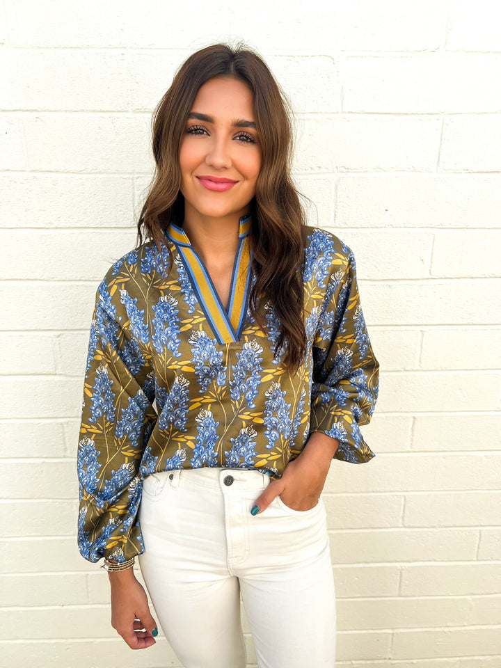 Bluebonnet Lolli Top