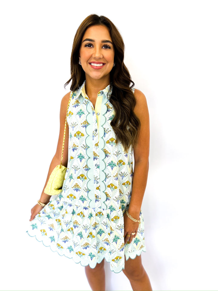 Sage Floral Mae Dress