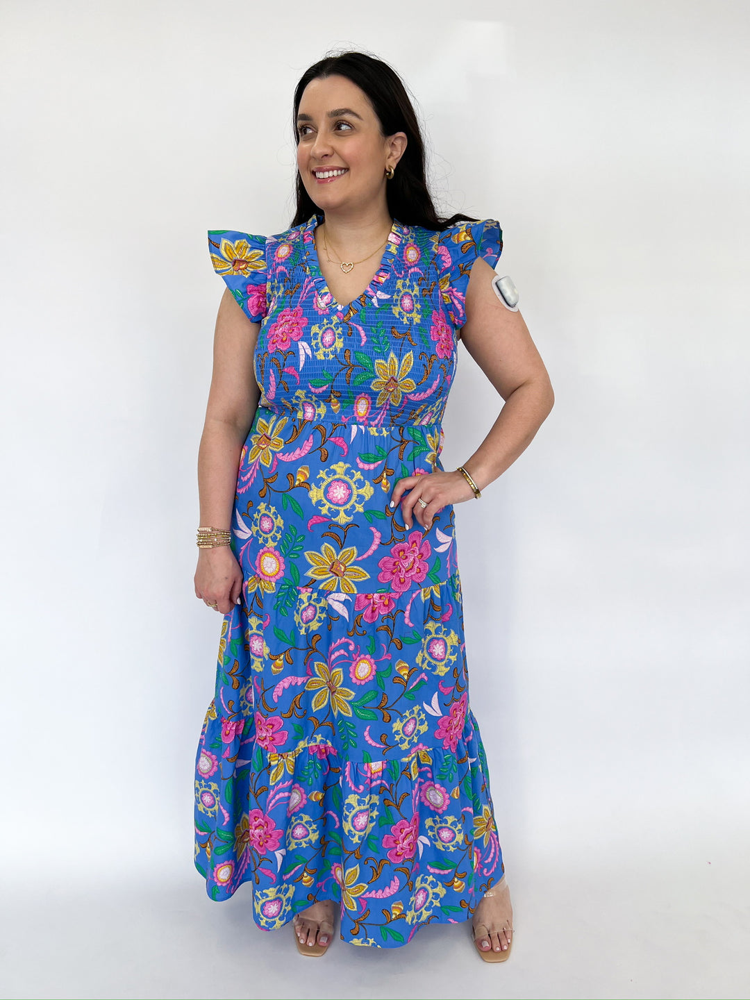 Faro Floral Sunfire Dress