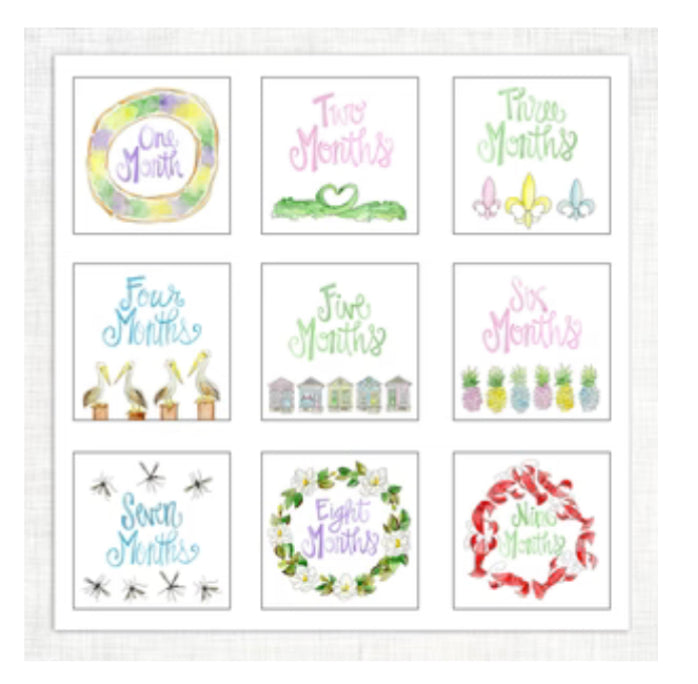 Southern Baby Milestone Cards