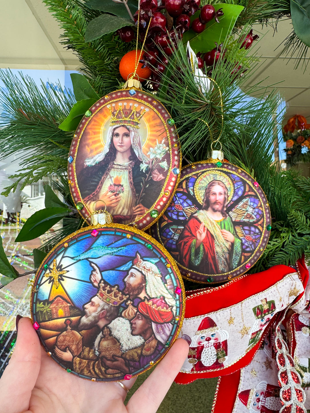 Religious Medallion Ornament