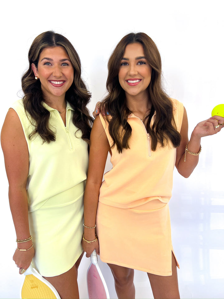 Lemon Cream Modal Sleeveless Top