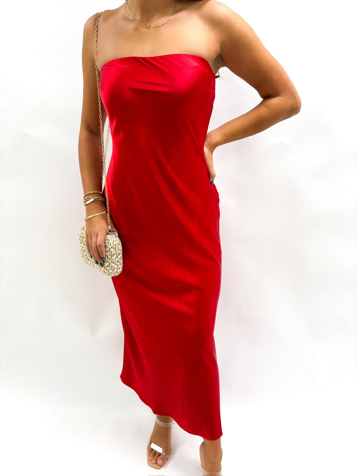 Dark Red Jessamine Dress