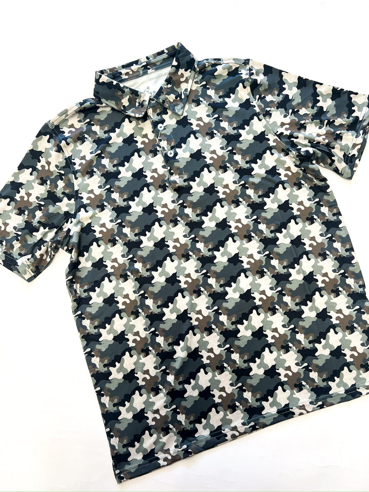 Delta Blackwater Camo Men Inlet Polo