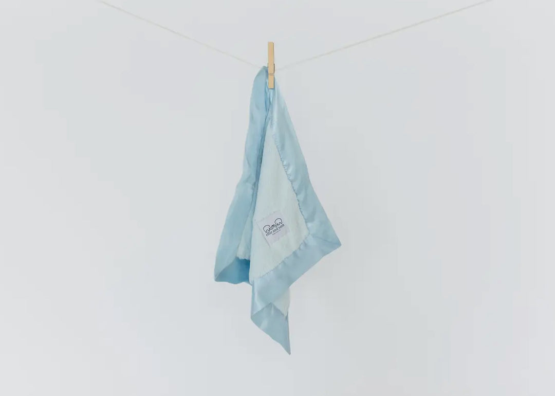 Luxury Satin Border Blue Lovey