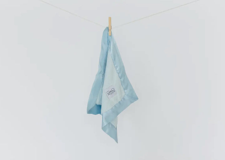 Luxury Satin Border Blue Lovey