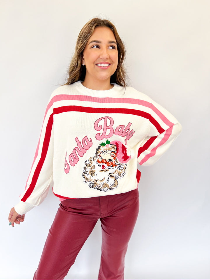 Santa Baby Fuzzy Sweater