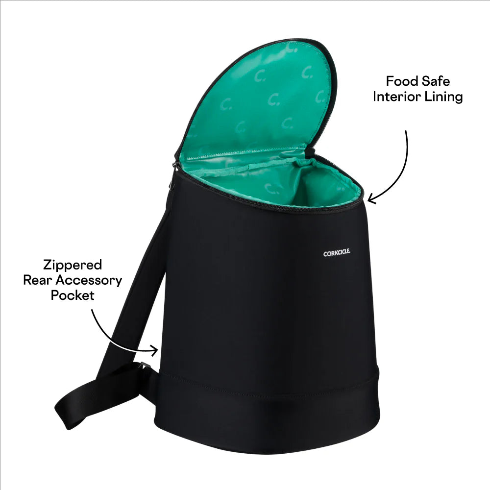 Black Neoprene Eola Backpack Ice Chest