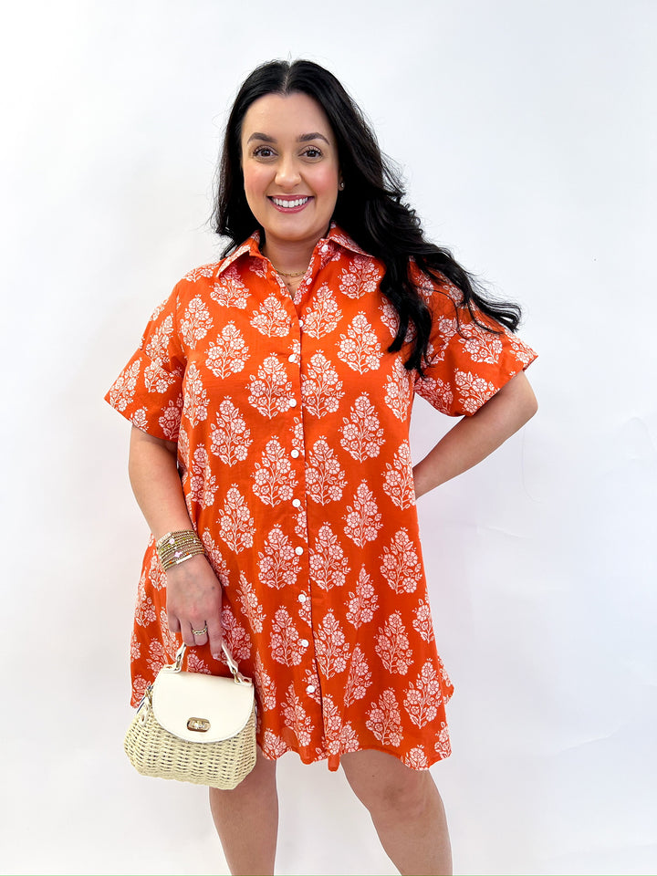 Flower Bunch Dock Dress