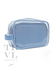 Sky Gingham Clear Duo Bag