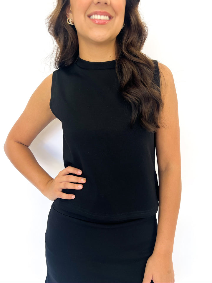 Modal Round Neck Sleeveless Top